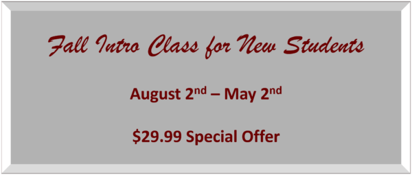 Intro Class Offer
